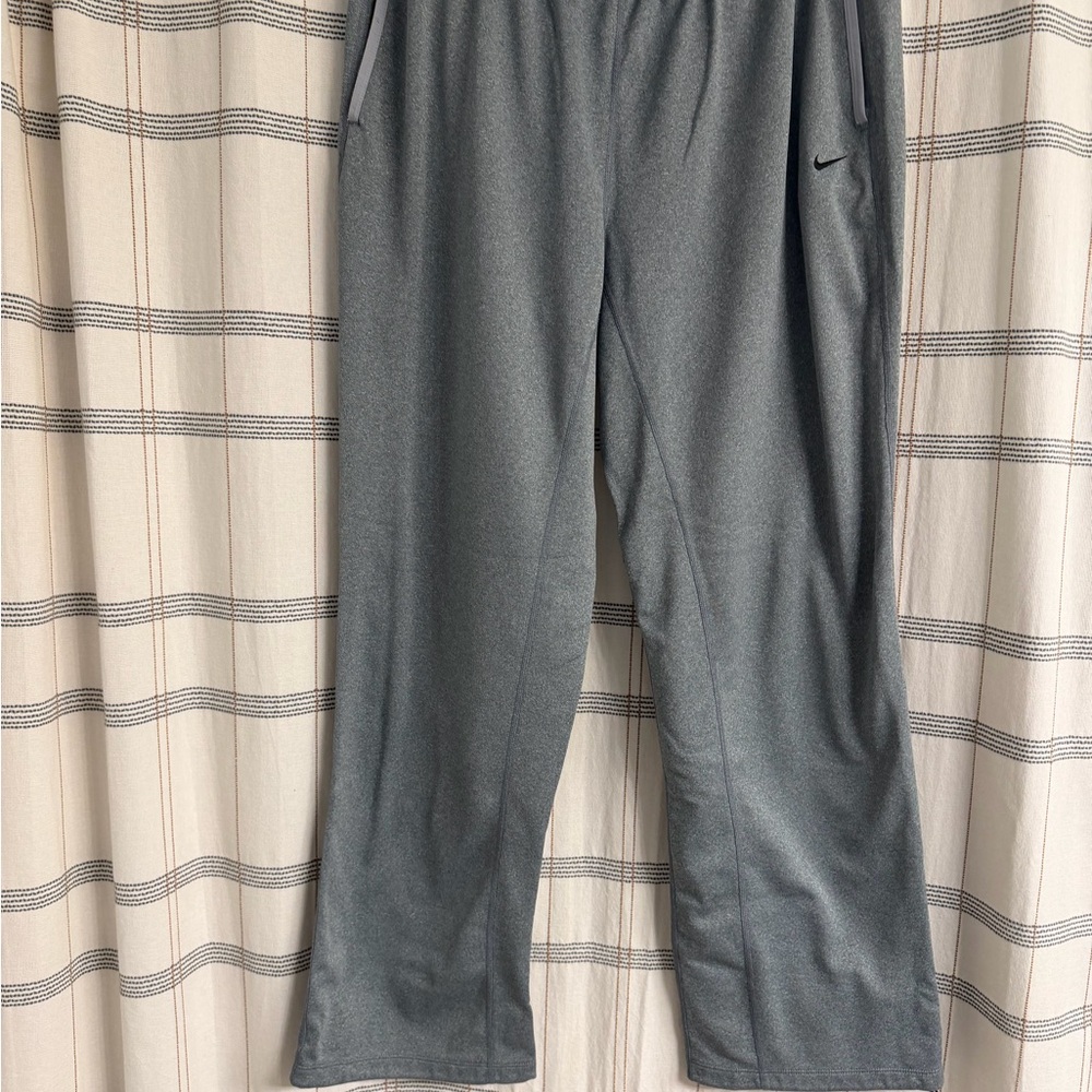 Nike Gray Dri-Fit Fleece Sweat Pants